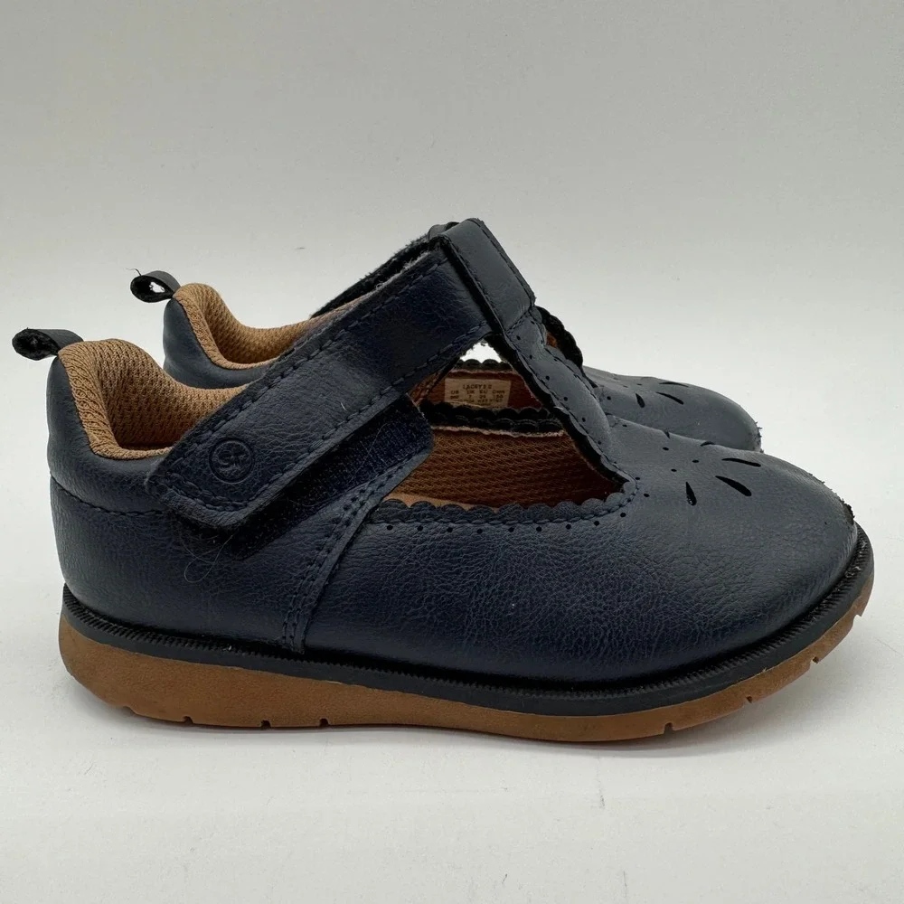 Stride Rite 360 Lacey 2.0 Navy Blue Mary Jane Toddler Shoes 8M
